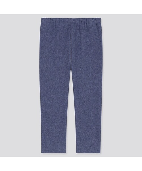UNIQLO（ユニクロ）の「フリースレギンス（10分丈）（その他ベビー用品・キッズ・DARK GRAY 08/BLUE 64/BLUE 68/PINK 12/GREEN 54/BLACK 09/NATURAL 30・90/100/70/110/80）」の6枚目の写真