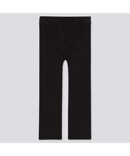 UNIQLO（ユニクロ）の「ニットレギンス（リブ･10分丈）（その他ベビー用品・キッズ・GRAY 05/NAVY 69・70/110/100/90/80）」の2枚目の写真