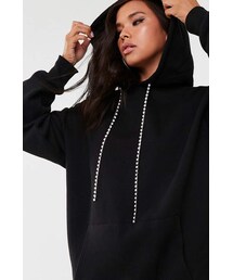 Forever 21 Rhinestone Accent Hoodie