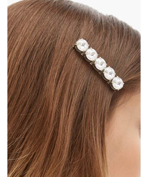 miu miu（ミュウミュウ）の「Miu Miu - Crystal Embellished Hair  