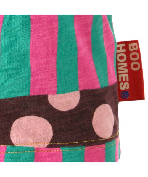 BOO HOMES（ブー オム）の「タンクトップ（水玉ストライプヘビ）（トップス・キッズ・ライトグリーン/ライトピンク・80cm/90cm/100cm/110cm/120cm/130cm/140cm）」の10枚目の写真