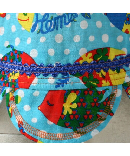 BOO HOMES（ブー オム）の「トリムショートスリーブTee（Angel Boo Fish柄）（トップス・キッズ・ライトブルー/イエロー・80cm/90cm/100cm/110cm/120cm/130cm）」の10枚目の写真