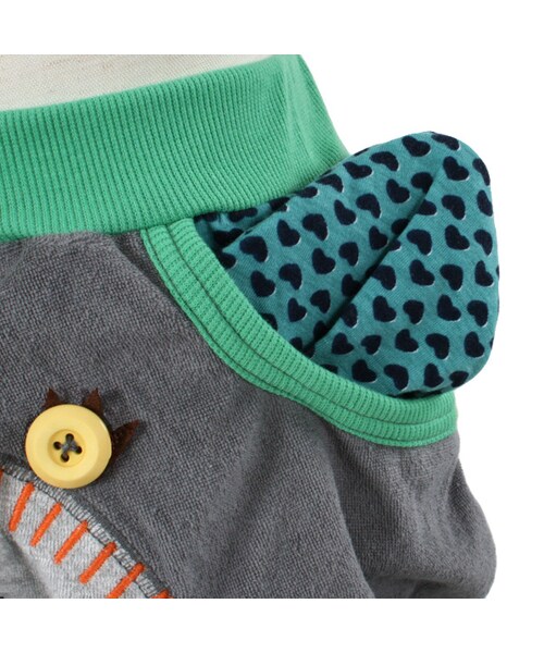 BOO HOMES(ブー オム)の「ネコパンツ(パンツ・キッズ・グレ―/オレンジ・XXS(60~70cm)/XS(80~90cm)/S(100~110cm)/M(120~130cm))」の12枚目の写真