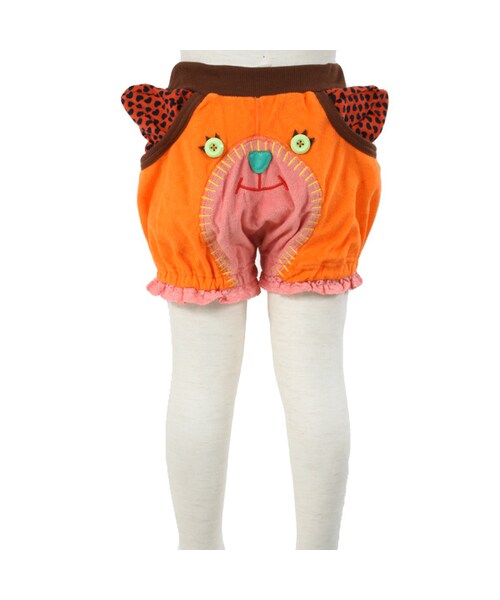 BOO HOMES(ブー オム)の「ネコパンツ(パンツ・キッズ・グレ―/オレンジ・XXS(60~70cm)/XS(80~90cm)/S(100~110cm)/M(120~130cm))」の5枚目の写真