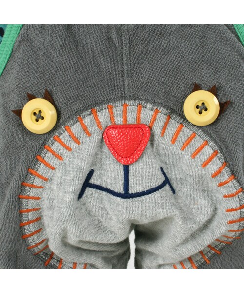 BOO HOMES(ブー オム)の「ネコパンツ(パンツ・キッズ・グレ―/オレンジ・XXS(60~70cm)/XS(80~90cm)/S(100~110cm)/M(120~130cm))」の14枚目の写真