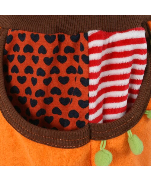 BOO HOMES(ブー オム)の「ネコパンツ(パンツ・キッズ・グレ―/オレンジ・XXS(60~70cm)/XS(80~90cm)/S(100~110cm)/M(120~130cm))」の7枚目の写真