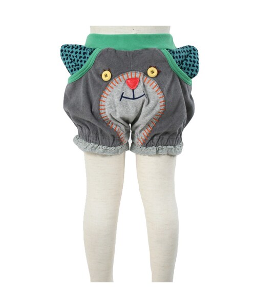 BOO HOMES(ブー オム)の「ネコパンツ(パンツ・キッズ・グレ―/オレンジ・XXS(60~70cm)/XS(80~90cm)/S(100~110cm)/M(120~130cm))」の11枚目の写真