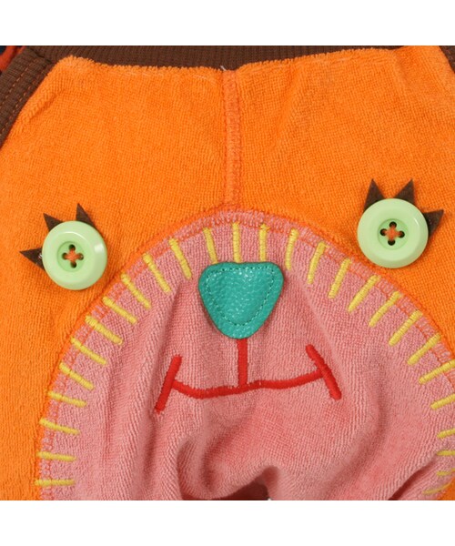 BOO HOMES(ブー オム)の「ネコパンツ(パンツ・キッズ・グレ―/オレンジ・XXS(60~70cm)/XS(80~90cm)/S(100~110cm)/M(120~130cm))」の6枚目の写真