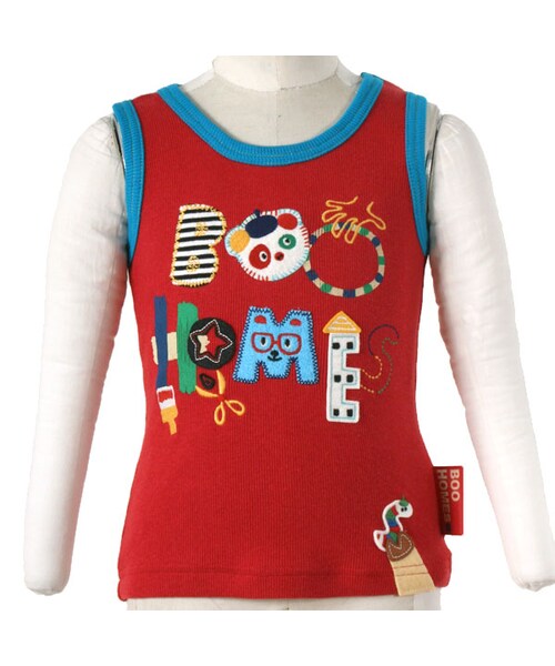 BOO HOMES（ブー オム）の「タンクトップ（最後のSはペンタくん）（トップス・キッズ・ブルー/レッド/イエロー・90cm/100cm/110cm/120cm）」の9枚目の写真