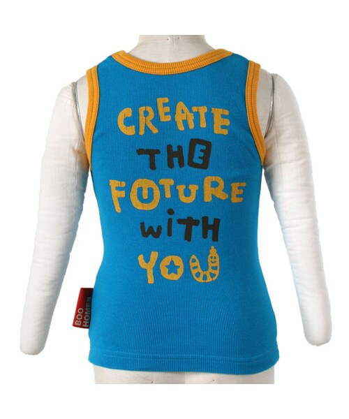 BOO HOMES（ブー オム）の「タンクトップ（最後のSはペンタくん）（トップス・キッズ・ブルー/レッド/イエロー・90cm/100cm/110cm/120cm）」の3枚目の写真