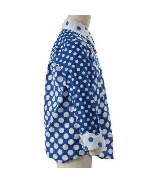 hippy happy yuppy boo（ヒッピー ハッピー ヤッピー ブー）の「キッズ ロングスリーブシャツ（トップス・キッズ・ブルー/ナチュラル/レッド・90cm/100cm/110cm/120cm/130cm）」の5枚目の写真