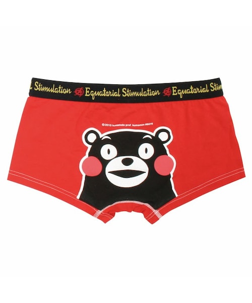Equatorial Stimulation（エクアトリアルスティムレーション）の「Men'sボクサーパンツ（くまモン）（アンダーウェア・キッズ・ブラック/ネイビー/レッド・メンズM）」の6枚目の写真