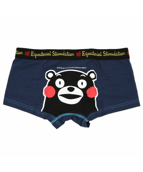 Equatorial Stimulation（エクアトリアルスティムレーション）の「Men'sボクサーパンツ（くまモン）（アンダーウェア・キッズ・ブラック/ネイビー/レッド・メンズM）」の4枚目の写真