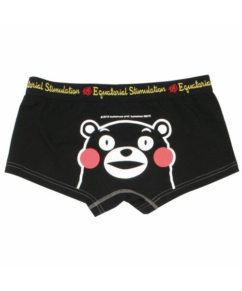 Equatorial Stimulation（エクアトリアルスティムレーション）の「Men'sボクサーパンツ（くまモン）（アンダーウェア・キッズ・ブラック/ネイビー/レッド・メンズM）」の2枚目の写真