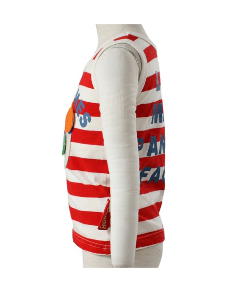 BOO HOMES（ブー オム）の「タンクトップ（福笑いパンタくん）（トップス・キッズ・グリーン/レッド/イエロー・90cm/100cm/110cm/120cm）」の10枚目の写真