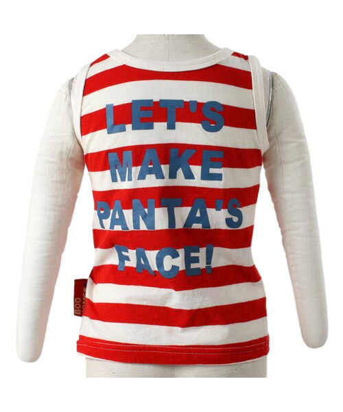 BOO HOMES（ブー オム）の「タンクトップ（福笑いパンタくん）（トップス・キッズ・グリーン/レッド/イエロー・90cm/100cm/110cm/120cm）」の11枚目の写真