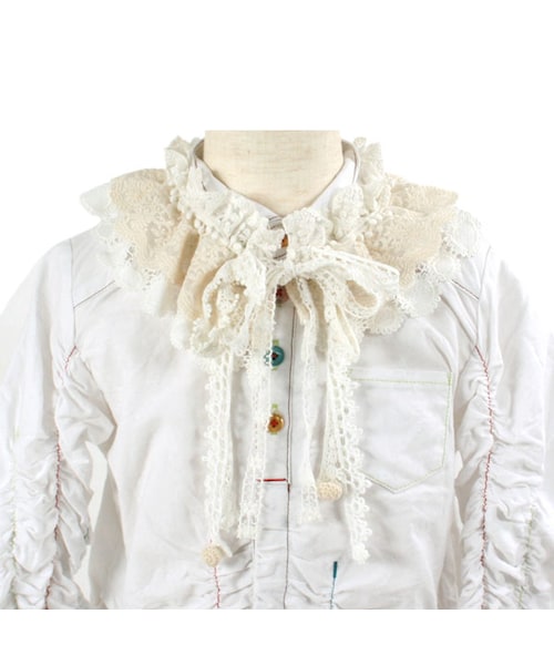 SUPER BOO HOMES（スーパー ブー オム）の「つけえり（レース）（ファッション雑貨・キッズ・ブラック/ナチュラル・Free Size）」の11枚目の写真