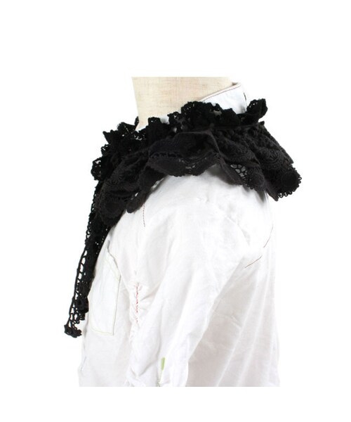 SUPER BOO HOMES（スーパー ブー オム）の「つけえり（レース）（ファッション雑貨・キッズ・ブラック/ナチュラル・Free Size）」の9枚目の写真