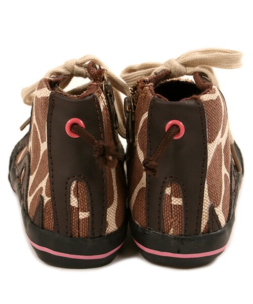 BOO SHOES（ブー シューズ）の「ハイカットシューズ（キリン）（シューズ・キッズ・ブラウン・15cm/16cm/17cm/18cm/19cm/20cm/21cm/22cm）」の4枚目の写真