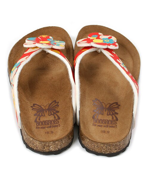 BOO SHOES（ブー シューズ）の「サンダル（お花）（シューズ・キッズ・ブルー/レッド・15cm/16cm/17cm/18cm/19cm/20cm/21cm/22cm/23cm/24cm）」の6枚目の写真
