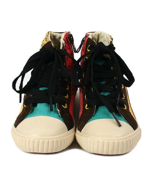 BOO SHOES（ブー シューズ）の「マルチカラーハイカットシューズ（PEANUTS）（シューズ・キッズ・ミックス・15cm/16cm/17cm/18cm/19cm/20cm/21cm/22cm）」の2枚目の写真