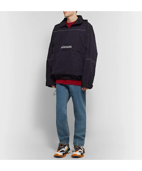 BALENCIAGA（バレンシアガ）の「Balenciaga Track Nylon, Mesh And Rubber Sneakers（スニーカー・メンズ・Orange・One Size）」の3枚目の写真