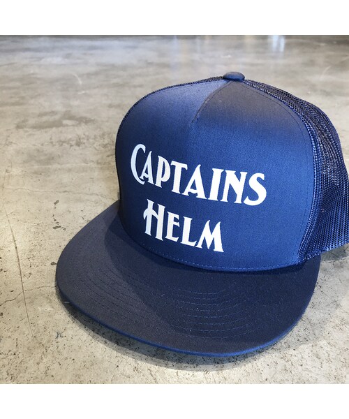 CAPTAINS HELM - 【ラスト1点】38 LOGO CAP (BLACK) / ロゴ刺繍