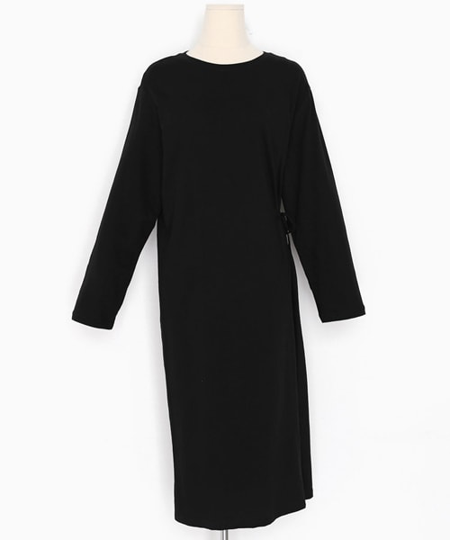 DHOLIC（ディーホリック）の「サイドドロストワンピース（ワンピース・レディース・グリーン/レッド/ブラック・FREE）」の2枚目の写真