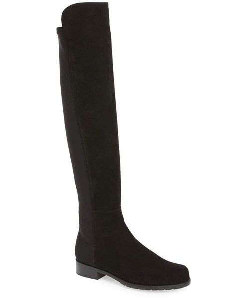 STUART WEITZMAN(スチュアートワイツマン)の「Stuart Weitzman 5050 Over the Knee Leather Boot(ブーツ・レディース・Black・11.5 M/10 M/9.5 M/9 M/8 M/7 M/5.5 M)」の1枚目の写真