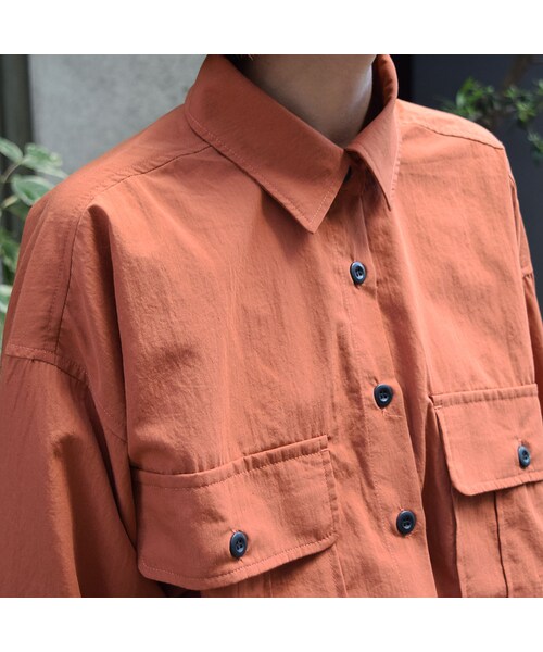 no brand（ノーブランド）の「バックスリットサファリシャツ（シャツ/ブラウス・レディース・その他）」の8枚目の写真