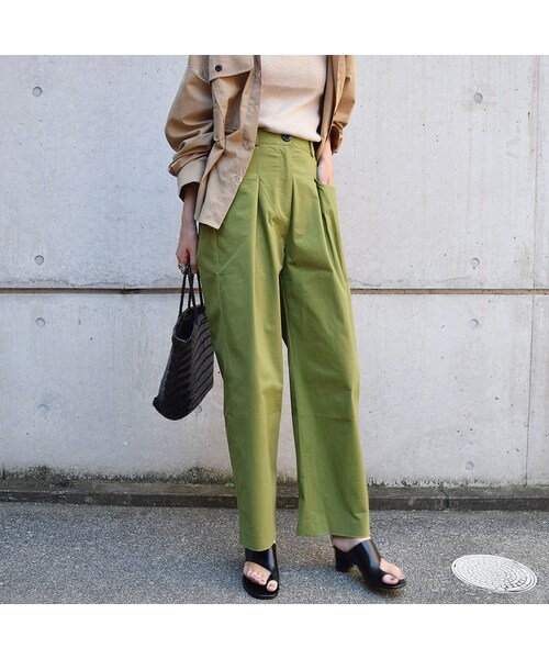 no brand(ノーブランド)の「タックポケットPT(その他パンツ・レディース・その他)」の4枚目の写真