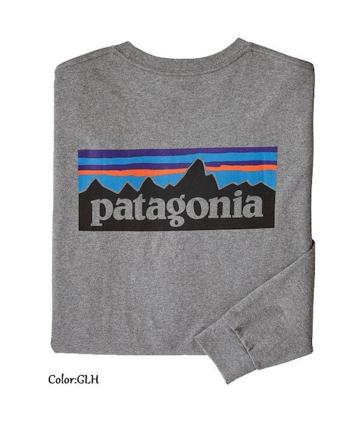 patagonia（パタゴニア）の「パタゴニア patagonia M’s L/S P-6 Logo Responsibili-Tee 39161 メンズ・ロングスリーブ・P-6ロゴ・レスポンシビリティー 正規品（Tシャツ/カットソー・メンズ・その他）」の4枚目の写真