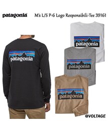 patagonia | パタゴニア patagonia M’s L/S P-6 Logo Responsibili-Tee 39161 メンズ・ロングスリーブ・P-6ロゴ・レスポンシビリティー 正規品(Tシャツ/カットソー)