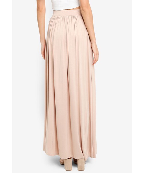 Boohoo（ブーフー）の「Floor Sweeping Jersey Maxi Skirt（）」 WEAR