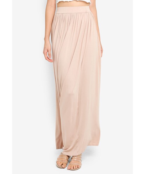 Boohoo（ブーフー）の「Floor Sweeping Jersey Maxi Skirt（）」 WEAR