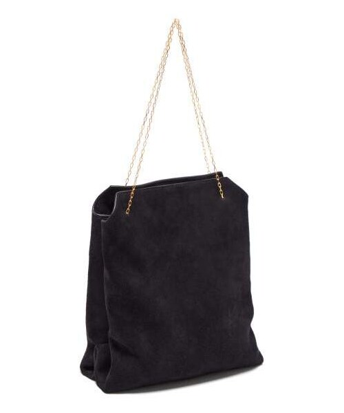 THE ROW（ザロウ）の「The Row - Lunch Bag Small Suede Clutch - Womens - Navy（クラッチバッグ・レディース・Blue・One Size）」の5枚目の写真