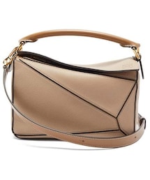 LOEWE | Loewe - Puzzle Grained Leather Cross Body Bag - Womens - Beige(ショルダーバッグ)
