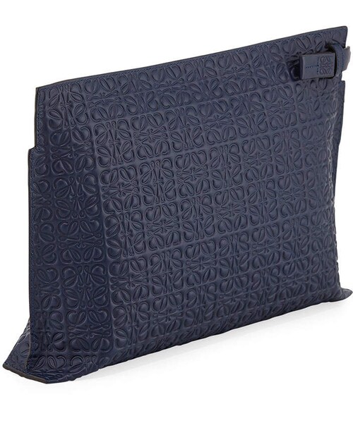 LOEWE グレイ ロエベ Tpouch クラッチバッグ