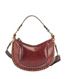 Isabel Marant Naoko Glossy Leather Hobo Bag