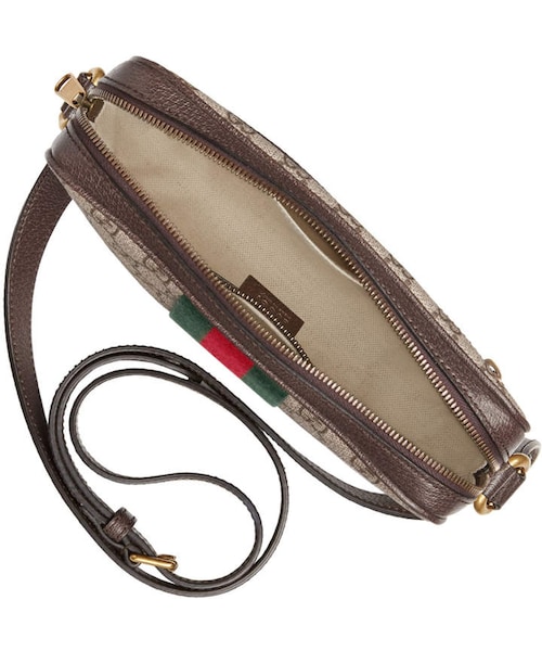 GUCCI（グッチ）の「Gucci Ophidia GG Supreme Canvas Messenger Bag（ショルダーバッグ・レディース・Beige・One Size）」の4枚目の写真