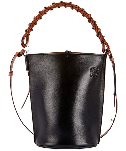 LOEWE（ロエベ）の「Loewe Gate Leather Bucket Bag（ショルダーバッグ ...