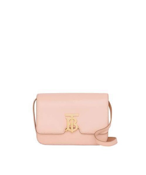 ショルダーバッグ・ポシェット BURBERRY Pink Leather Small Tb Crossbody Bag BURBERRY（バーバリー）の「Burberry TB Small Crossbody Bag