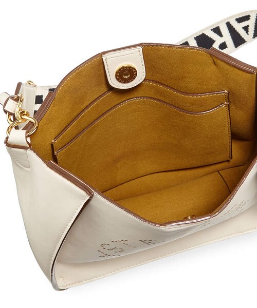 STELLA McCARTNEY（ステラマッカートニー）の「Stella McCartney Perforated Logo Alter Napa Crossbody Bag（ショルダーバッグ・レディース・White・One Size）」の3枚目の写真