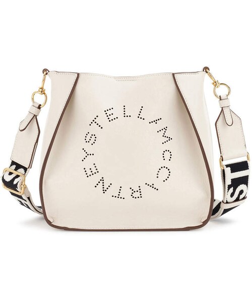 STELLA McCARTNEY（ステラマッカートニー）の「Stella McCartney Perforated Logo Alter Napa Crossbody Bag（ショルダーバッグ・レディース・White・One Size）」の4枚目の写真