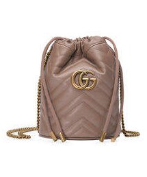 Gucci GG Marmont 2.0 Mini Leather Bucket Bag