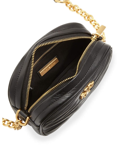 TORY BURCH（トリーバーチ）の「Tory Burch Kira Quilted Leather XS Crossbody Bag（ショルダーバッグ・レディース・White/Brown/Black・One Size）」の5枚目の写真