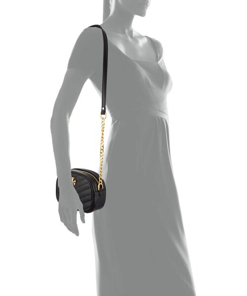 TORY BURCH（トリーバーチ）の「Tory Burch Kira Quilted Leather XS Crossbody Bag（ショルダーバッグ・レディース・White/Brown/Black・One Size）」の6枚目の写真