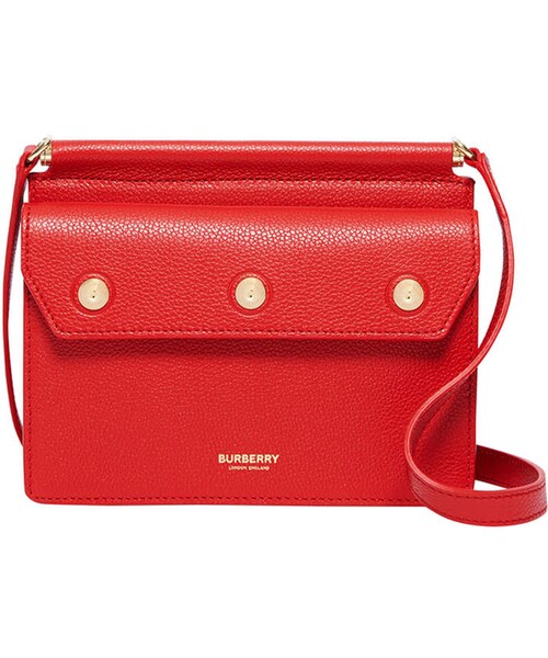 BURBERRY（バーバリー）の「Burberry Baby Pocket Smooth Leather Shoulder Bag（ショルダーバッグ・レディース・Red・One Size）」の2枚目の写真