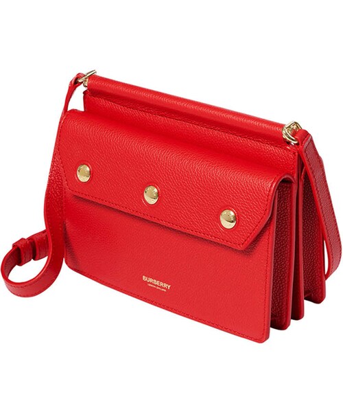 BURBERRY（バーバリー）の「Burberry Baby Pocket Smooth Leather Shoulder Bag（ショルダーバッグ・レディース・Red・One Size）」の4枚目の写真