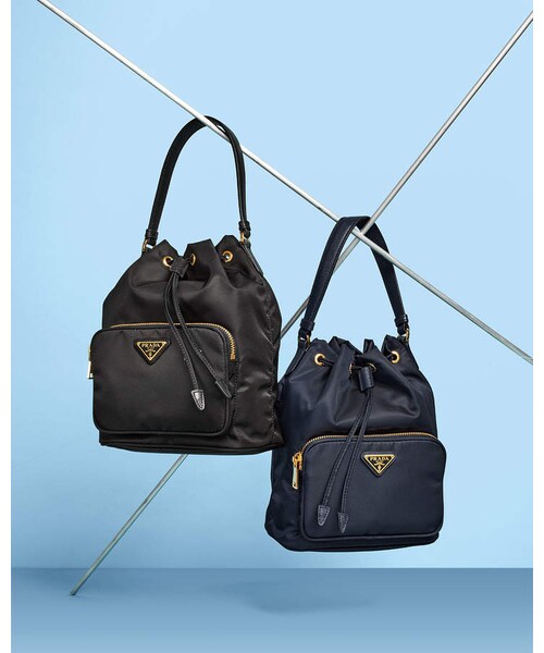 PRADA（プラダ）の「Prada Nylon Bucket（ショルダーバッグ・レディース・Black・One Size）」の3枚目の写真